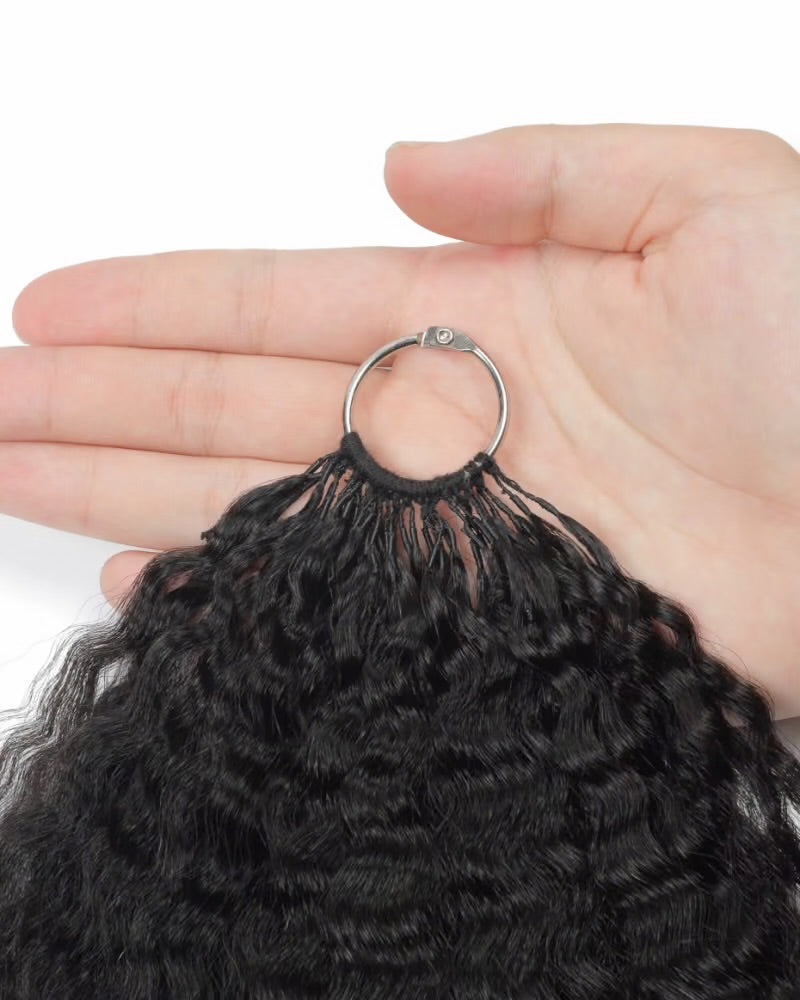 CROCHET FEATHER HAIR COLLECTION MIRACLES KNOTS 100% HUMAN HAIR 2-3 PACKS FOR A FULL HEAD