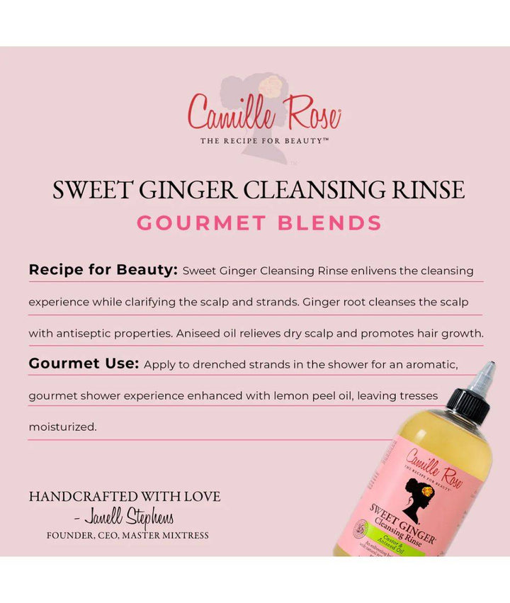 Camille Rose Sweet Ginger Cleansing Rinse 12oz