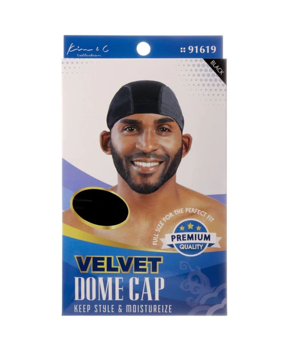 Kim&C Velvet Dome Cap [Black]